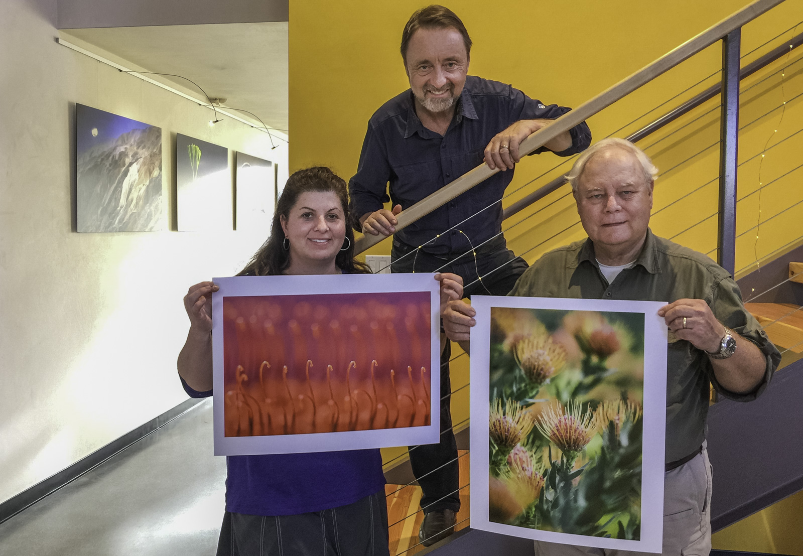 Creative Life Macro course participants with Frans Lanting at Frans Lanting Studio, Santa Cruz, California, USA